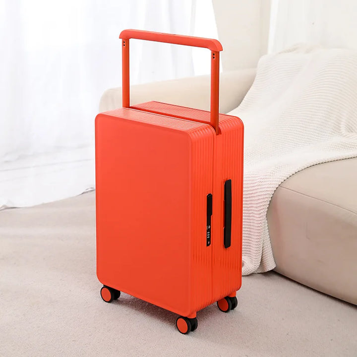 Unisex hard shell luggage, built for durability and easy travel, with smooth spinner wheels.