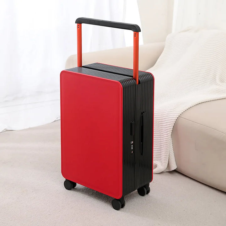 Effortless travel with this hard shell spinner suitcase, easy to maneuver and very durable.