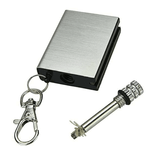 Unisex emergency survival flint match liter for camping, waterproof magnesium striker design