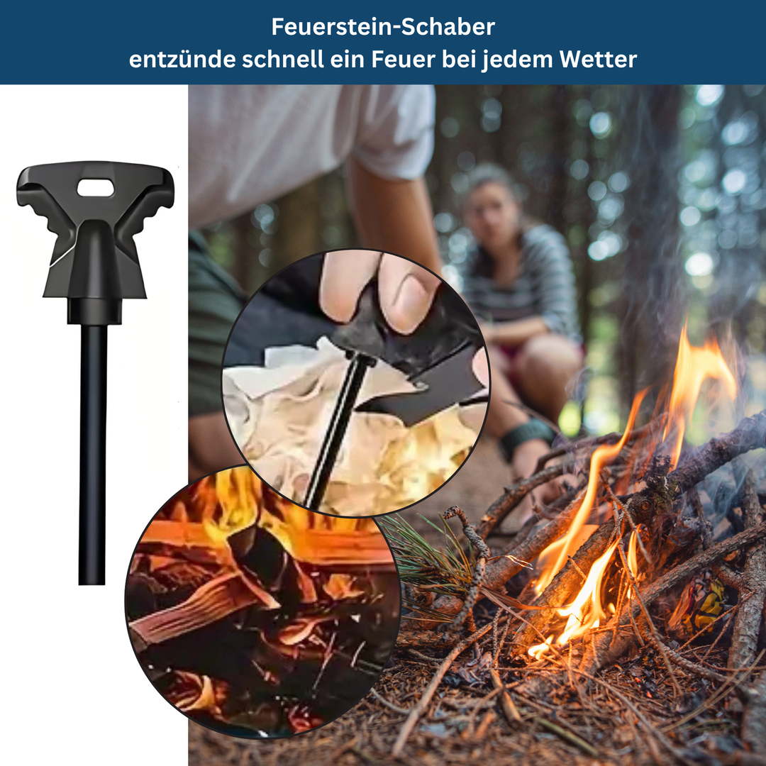 Unisex preparedness kit containing various emergency tools and outdoor gear