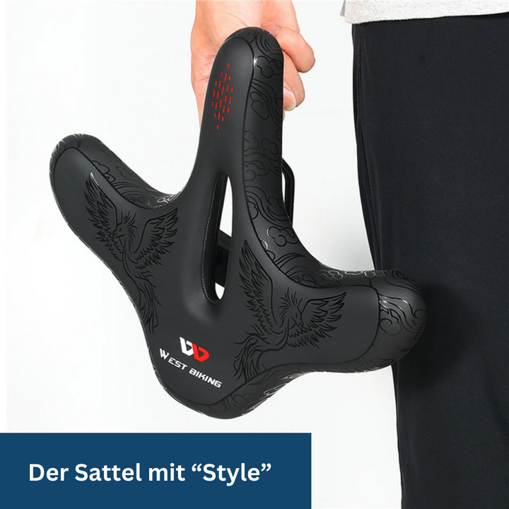Bicycle accessory: Unisex ergonomic bike saddle for enhanced riding comfort