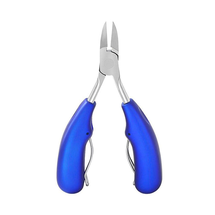 Solve thick & ingrown nail problems with ergonomic stainless steel toenail scissors. Precision foot care tool.