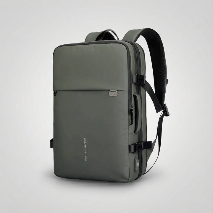 Durable unisex expandable travel backpack. Waterproof carry-on, laptop-friendly, ideal for weekend & commuter.