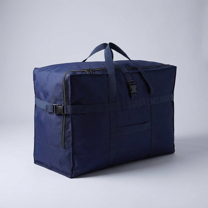 Unisex FlexHaul extra-large travel bag, showcasing its vast storage capacity for all travel essentials.