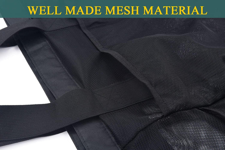 Versatile extra-large mesh travel tote. Sandproof design & strong zipper keep your beach or pool items secure.