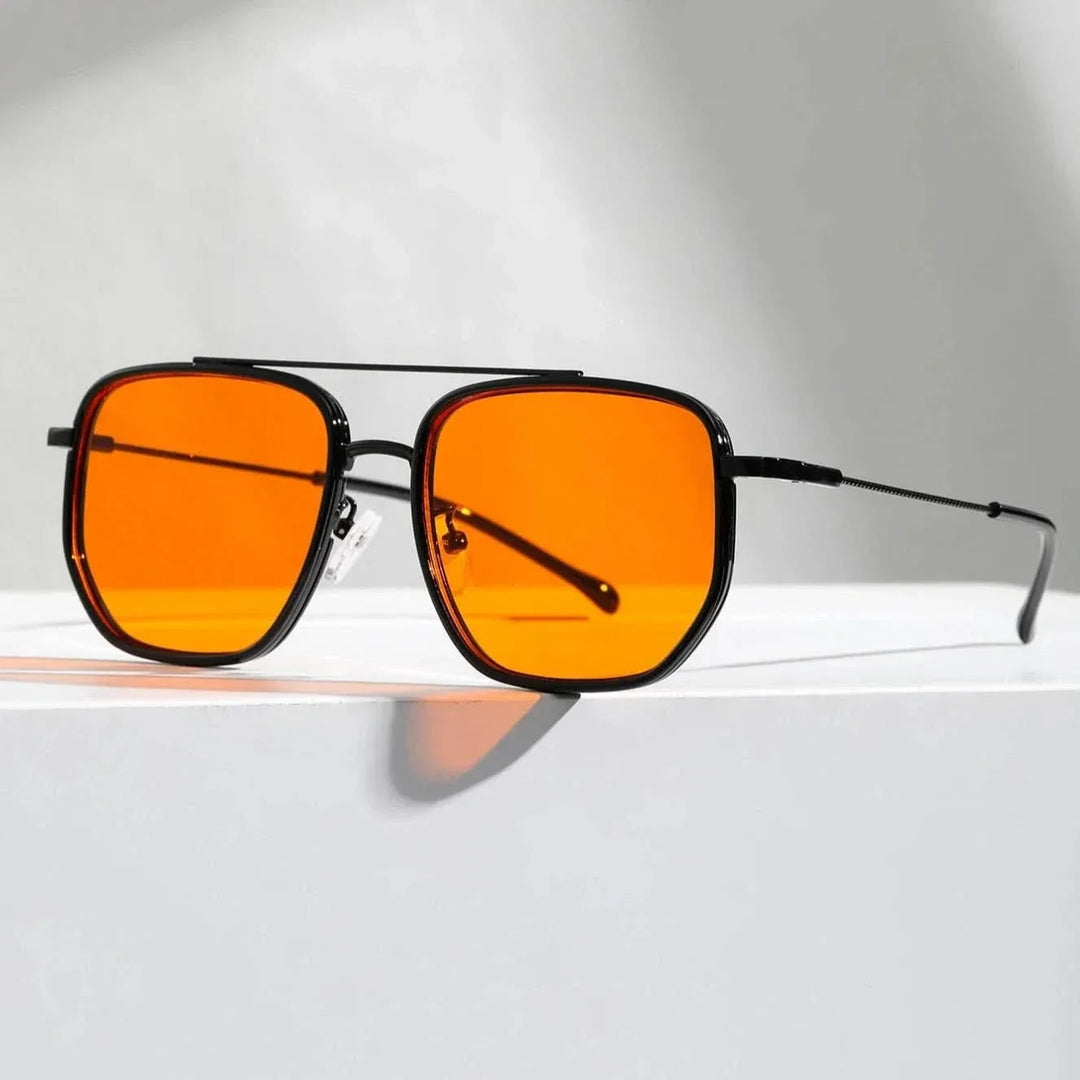 Unisex fashion sunglasses with premium UV protection lenses and a stylish metal frame.