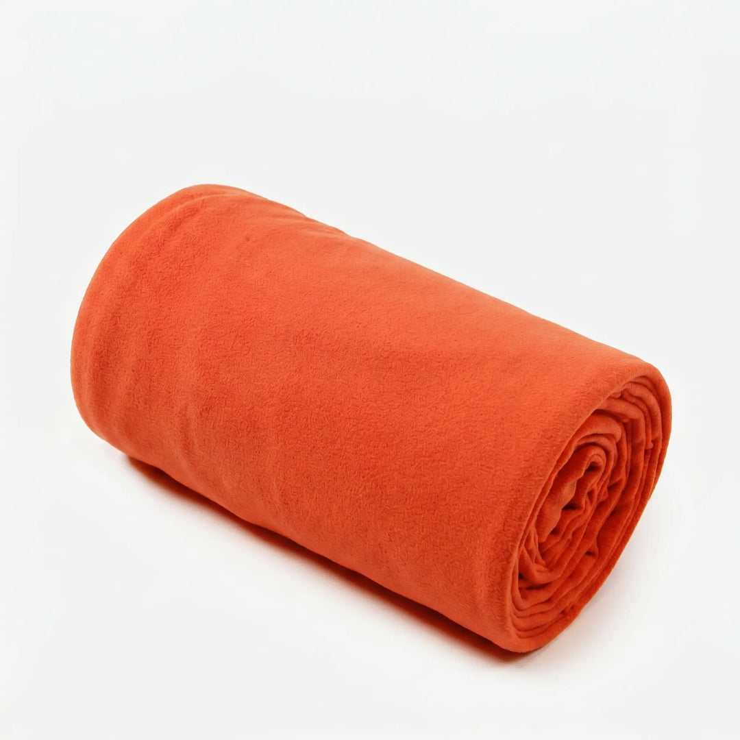 Durable fleece camping sleeping bag. Lightweight unisex envelope liner for hiking & outdoor activities.
