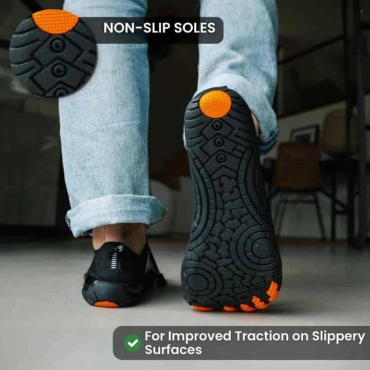 Minimalist unisex walking shoes, flexible design, breathable mesh upper