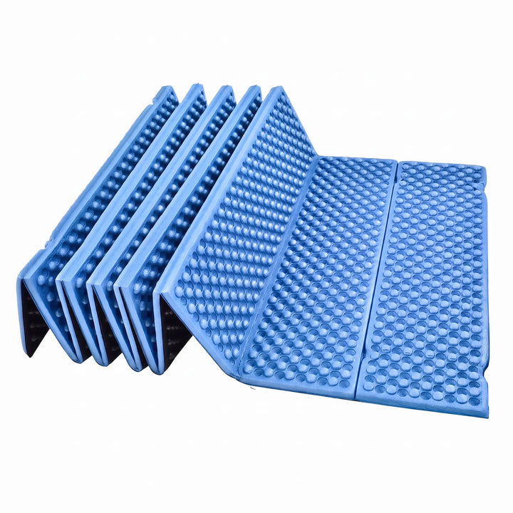 XPE foam foldable sleeping pad provides superior insulation for camping & hiking. Ultralight, durable outdoor mat.