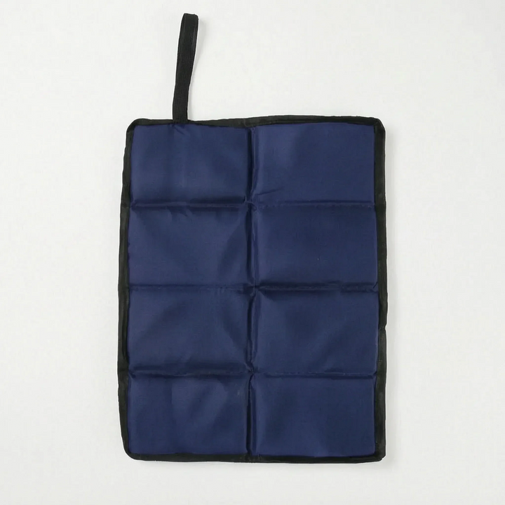 Unisex foldable camping seat pad, essential portable gear for comfortable hiking, travel, and outdoor seating.