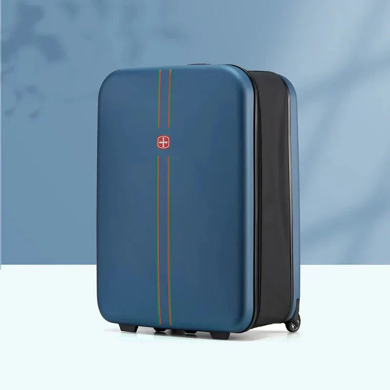 Versatile unisex expandable hard shell suitcase. Effortless rolling luggage for short or long trips.