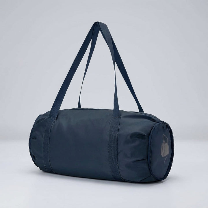 Lightweight, water-resistant foldable duffel bag, ideal for sports or travel, offering ample storage.