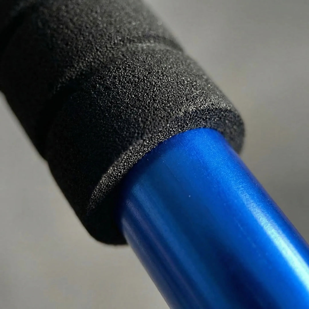 Ultralight 4-section folding trekking pole for hiking, mountaineering & outdoor adventures. Durable gear.