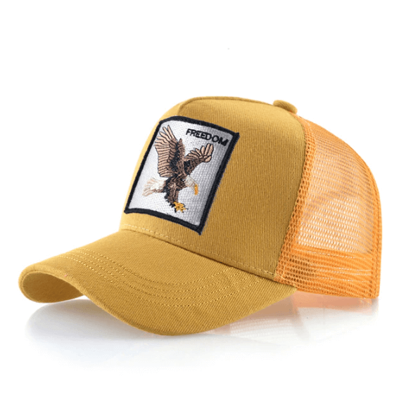 Unisex Freedom Eagle baseball cap, adjustable for men & women, ideal for sun protection & casual style.