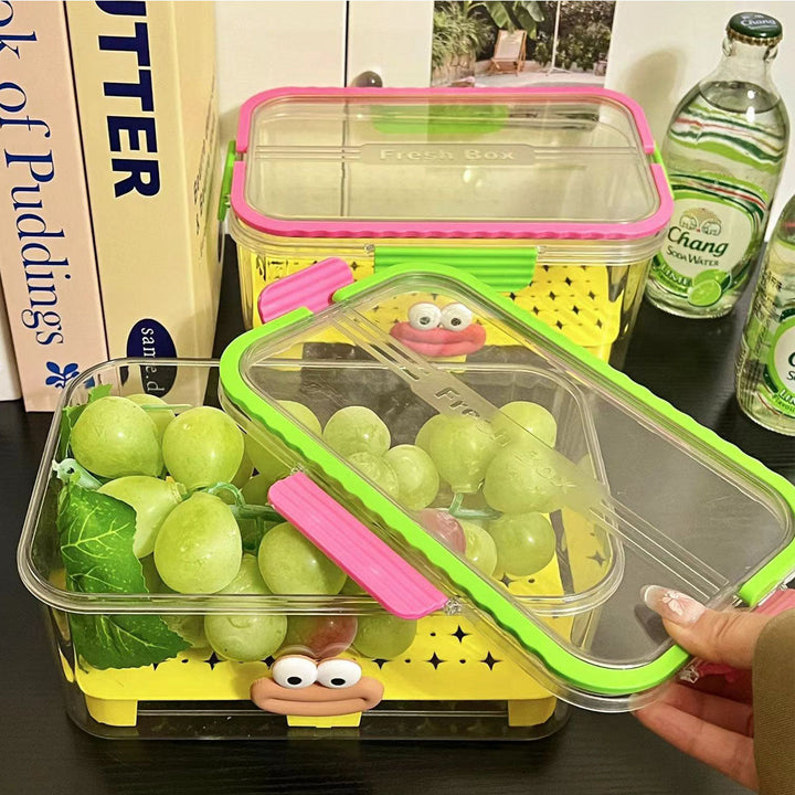 Eco-friendly fresh food storage box, promotes sustainability in kitchen & outdoor dining