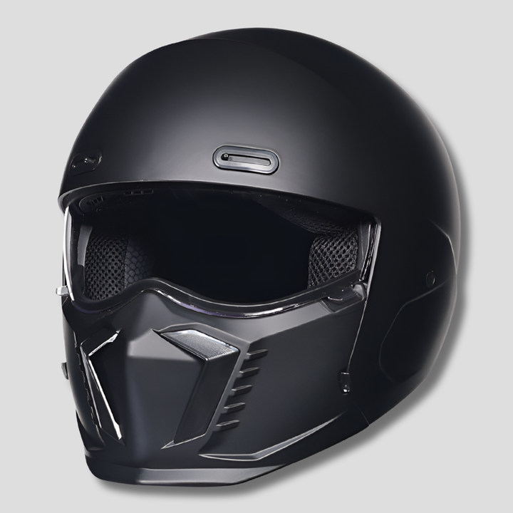 Scratch-resistant visor on this unisex full face motorcycle helmet ensures clear vision & safety.