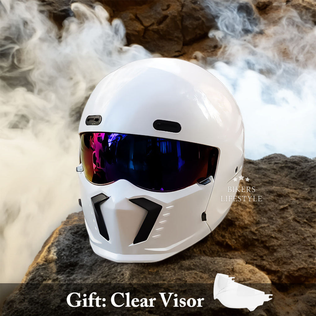 High-performance full face motorcycle helmet designed for enhanced rider safety & comfort.