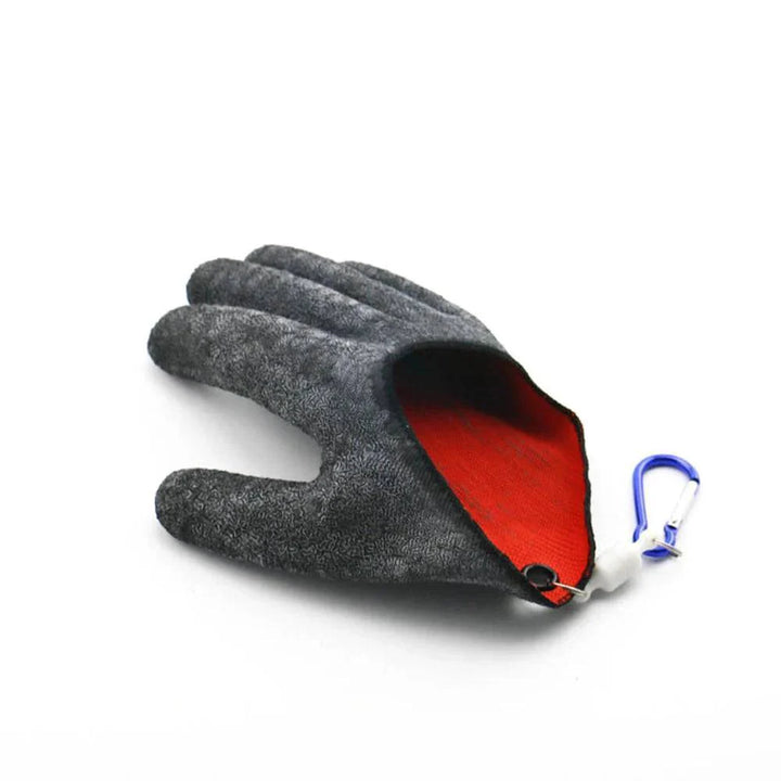 Ergonomic full finger fishing gloves with magnet for quick release, ideal for outdoor fishing