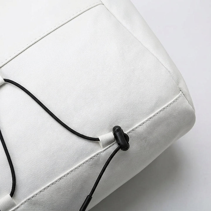Durable unisex duffel bag for travel or gym. Waterproof design with a convenient shoe compartment for organized packing.