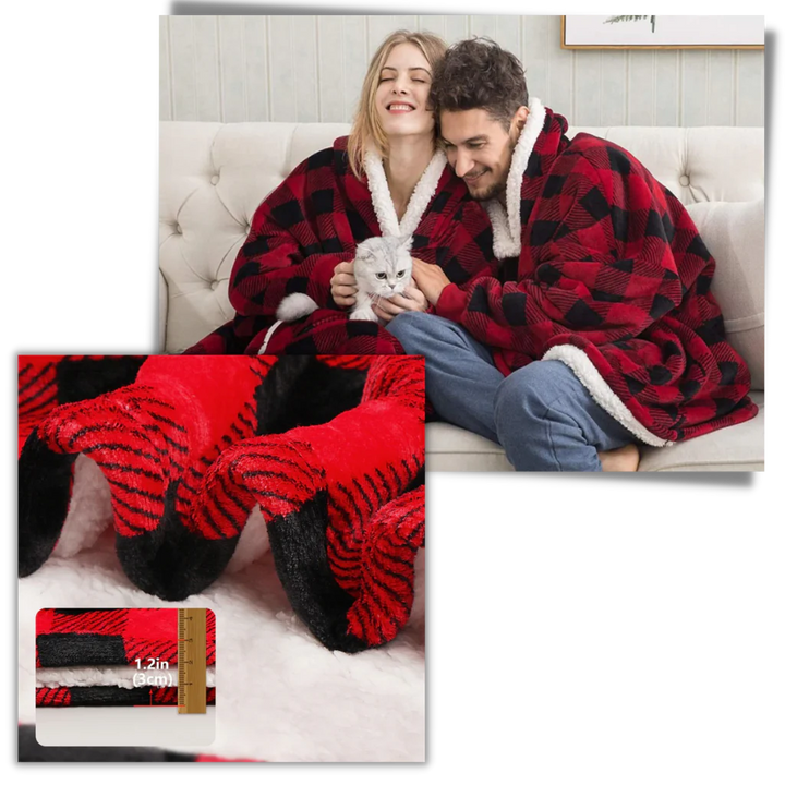Unisex giant hoodie, soft & warm for ultimate cozy comfort.