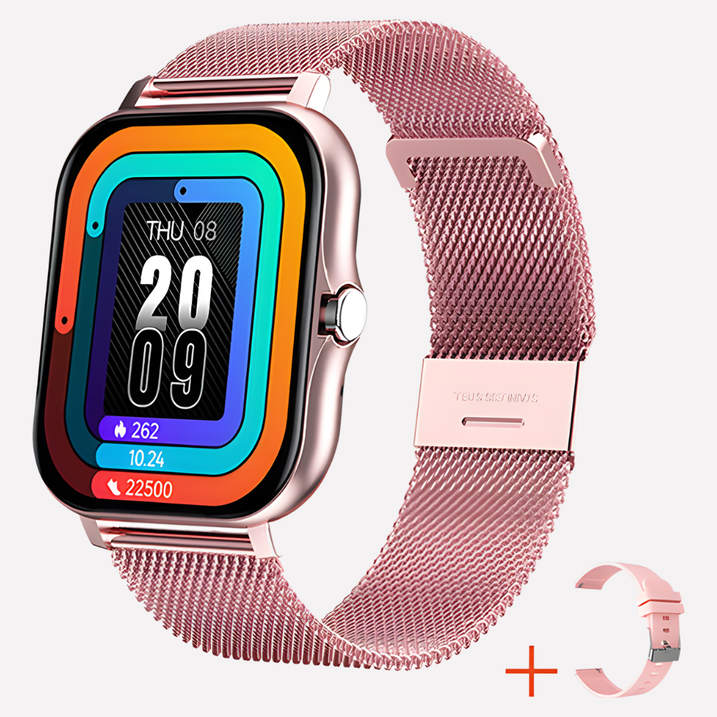 Smart device: unisex GPS SOS smartwatch. Tracks location, provides emergency alerts for personal security & safety.