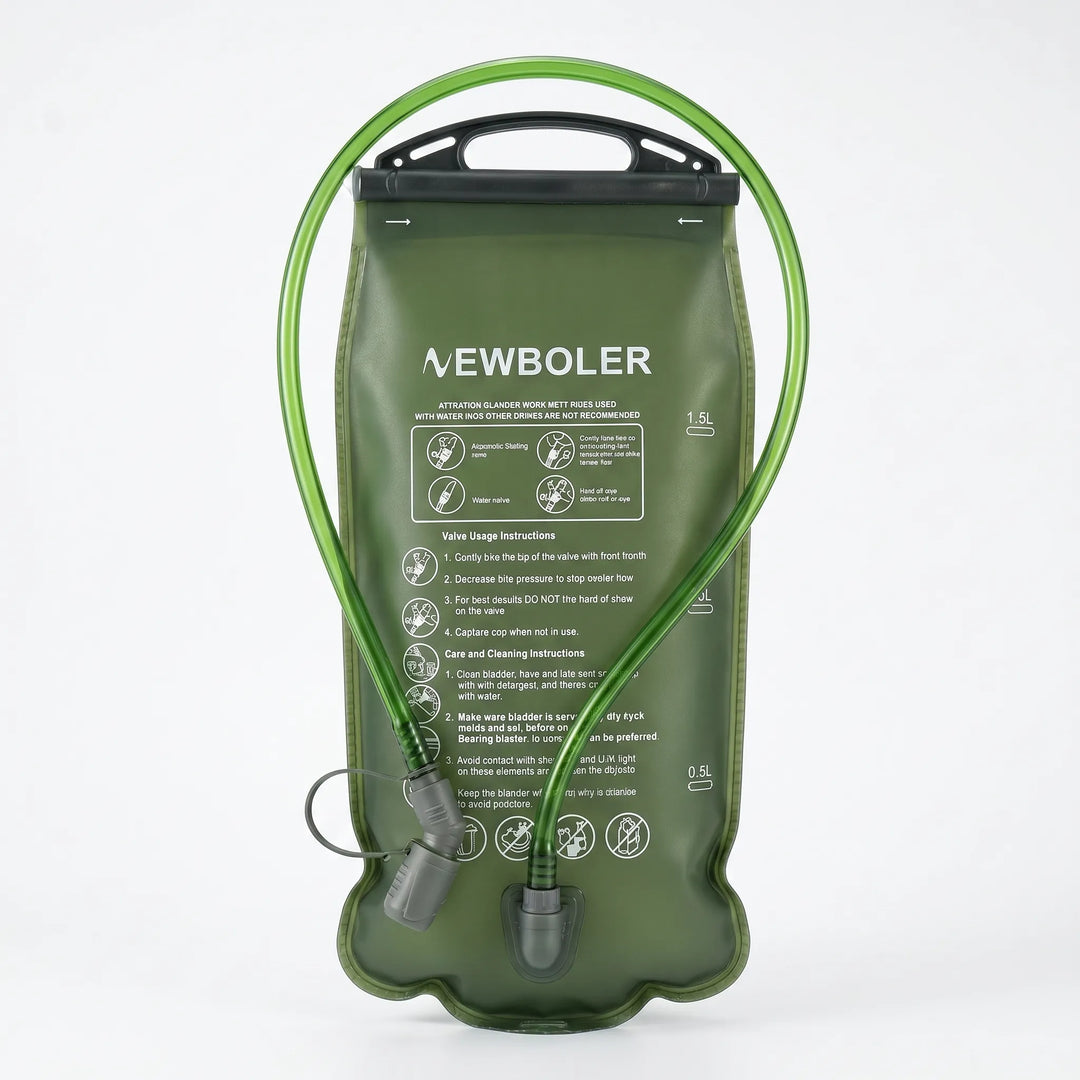 Rugged BPA-free hydration bladder, perfect for backpacking & long hikes. Leakproof, essential outdoor gear.
