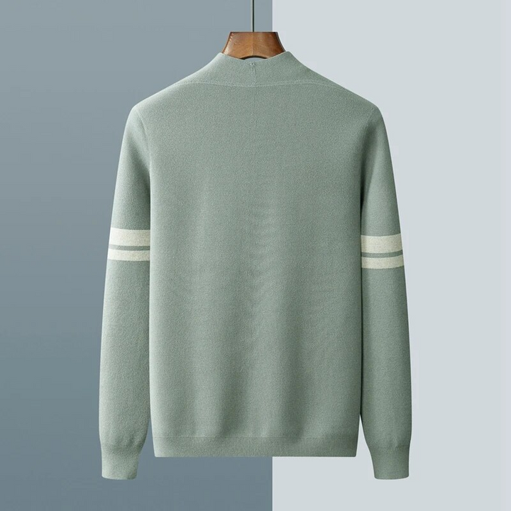 Classic button-up knit cardigan in a premium heritage design, offering comfort & versatile outerwear.