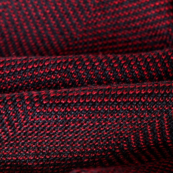 Stylish unisex herringbone knit beanie hat, ideal for winter. Comfortable & warm for men & women.