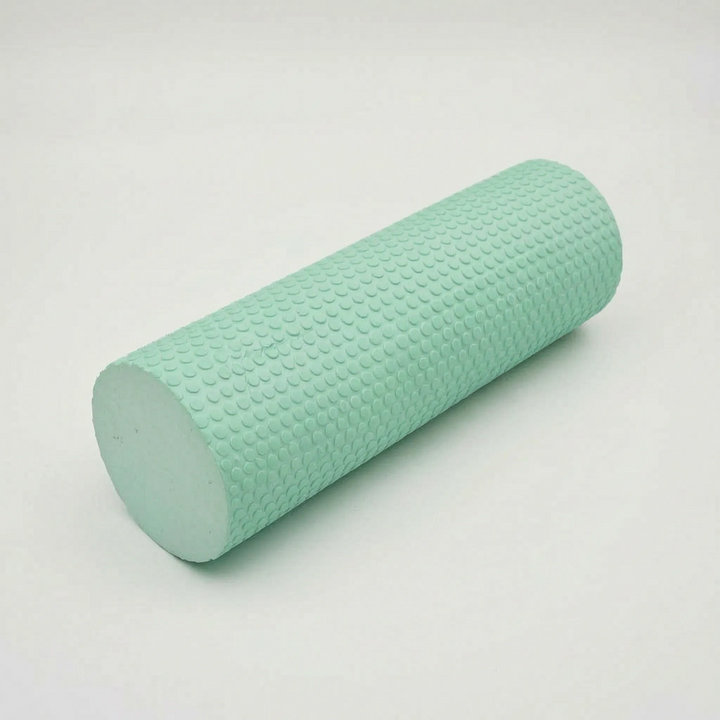 Durable high-density foam roller for muscle relief, recovery, yoga, Pilates, and fitness workouts. Unisex.