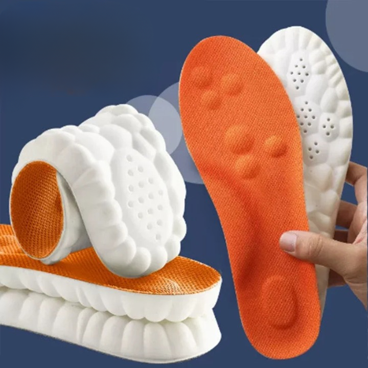 Sport insoles, high elastic, for custom foot comfort & effective pain relief.