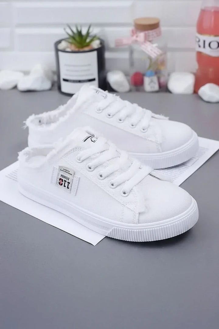 Trendy unisex high-top sneakers, lace-up casual footwear for everyday comfort & spring/summer fashion.