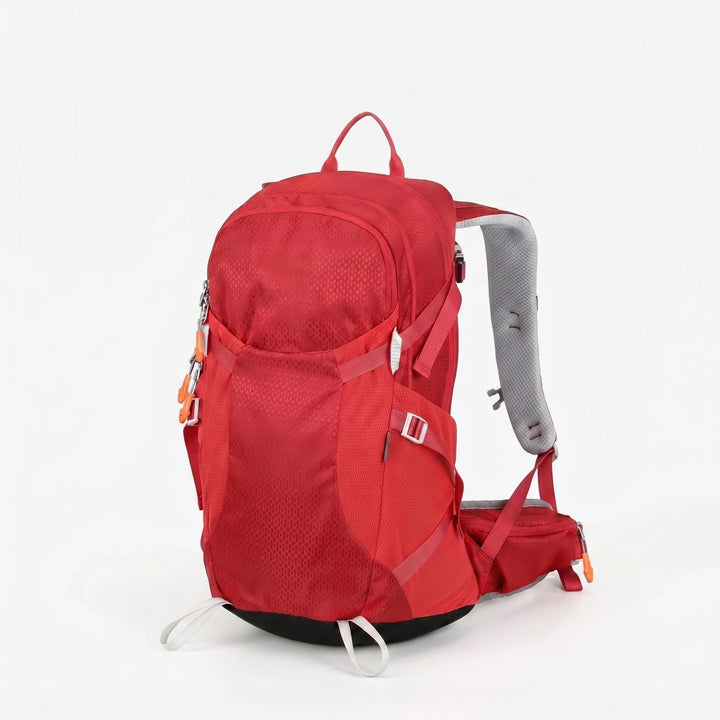 Rugged outdoor gear: Unisex hiking backpack with water-resistant nylon, perfect for camping & trail adventures.