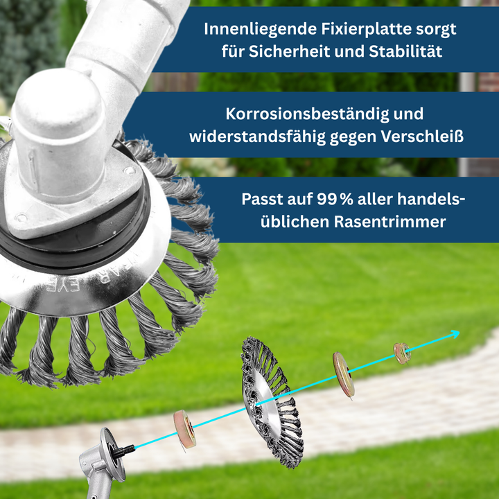 Ergonomic design of the Unisex Indestructible Grass Trimmer, a comfortable outdoor equipment