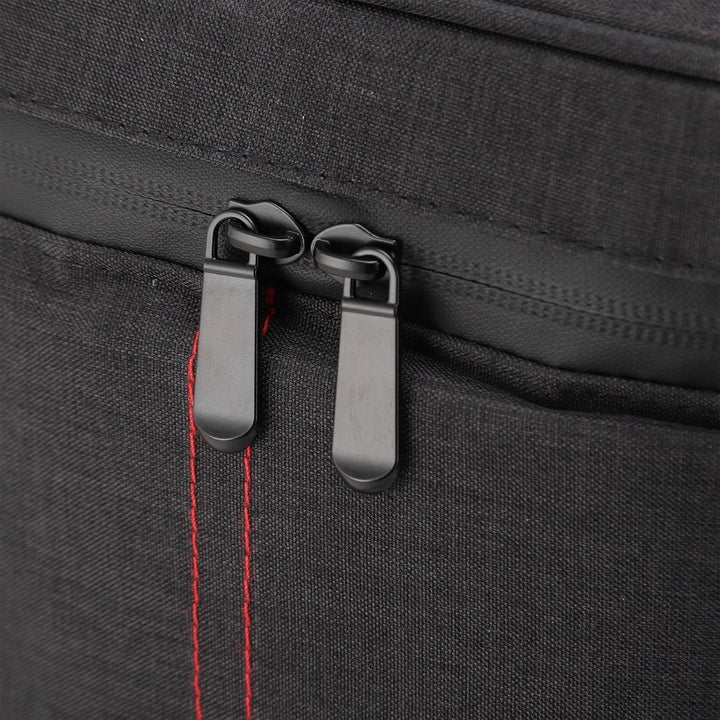 Modern unisex insulated 2-bottle wine cooler tote bag. Keeps wine cool for parties, travel, or picnics.