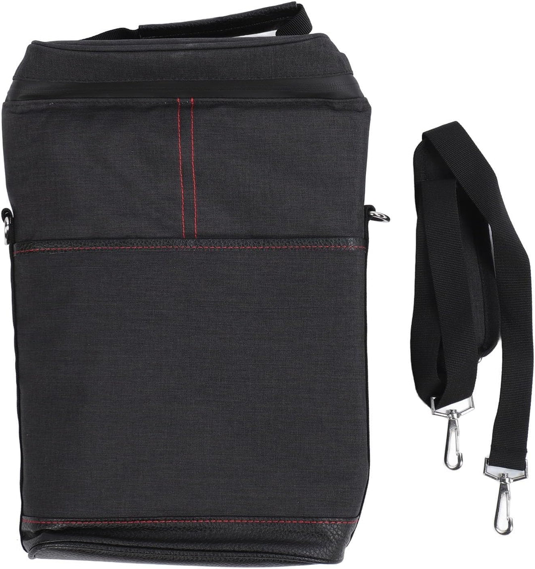 Durable insulated wine cooler tote bag for two bottles. Ideal beverage carrier & travel cooler for wine lovers.