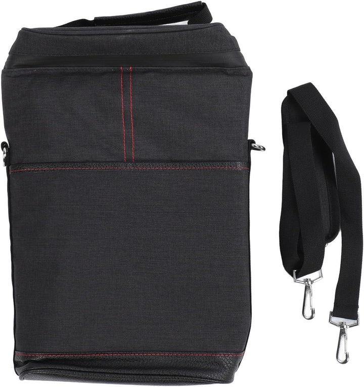 Durable insulated wine cooler tote bag for two bottles. Ideal beverage carrier & travel cooler for wine lovers.