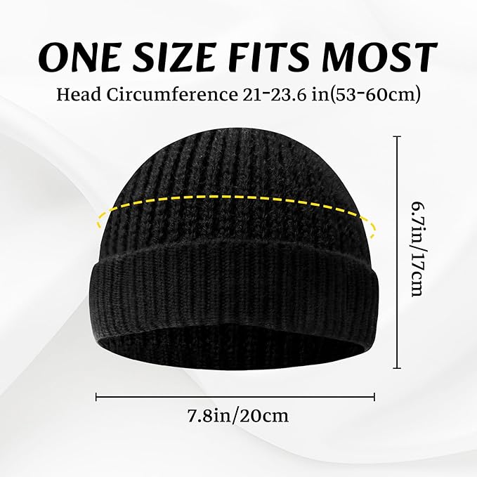 Versatile unisex knitted hat, perfect as a warm winter accessory for casual or outdoor cold weather use.