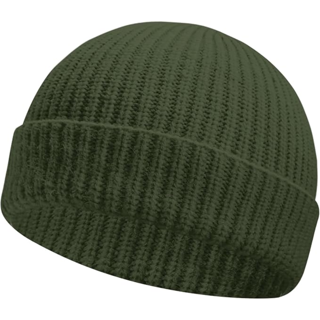 Comfortable soft knit beanie, unisex fit for winter. Your go-to headwear for cold weather.