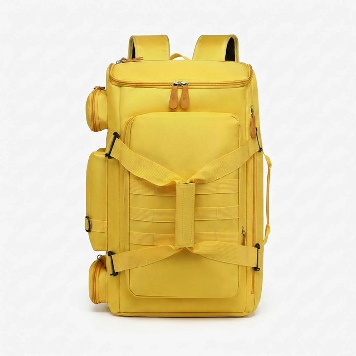 Spacious weekender & overnight travel backpack. Durable design, perfect luggage for short trips or gym.