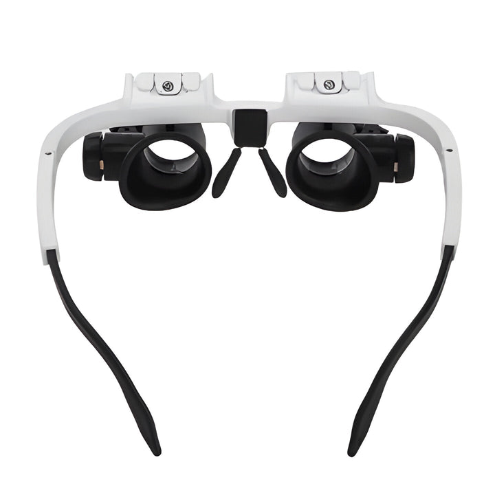 Hands-free LED magnifier (8x, 15x, 23x) ideal for intricate jewelry repair, crafting, and detailed hobby tasks.