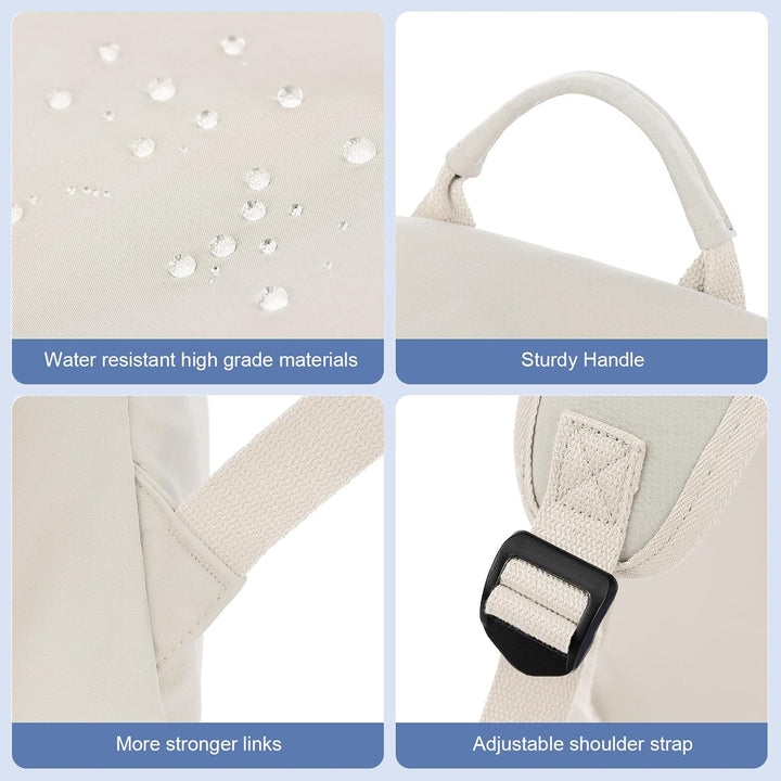Water-resistant school backpack with ample storage & laptop compartment.