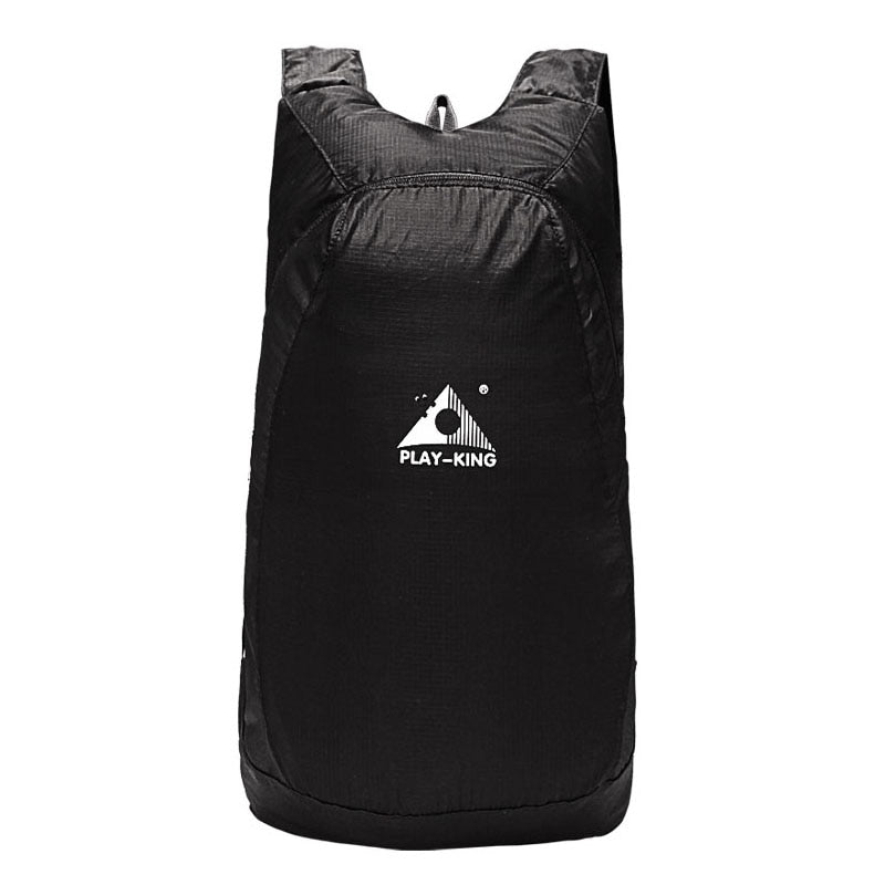 Water-resistant 20L travel bag, foldable design for easy storage, suitable for men & women.