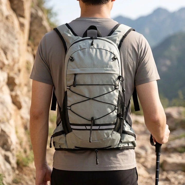Unisex lightweight hiking backpack daypack, perfect outdoor gear for trail adventures.