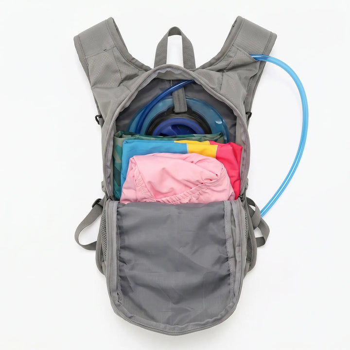 Modern unisex travel backpack, lightweight and comfortable for hiking, camping, and daily use.