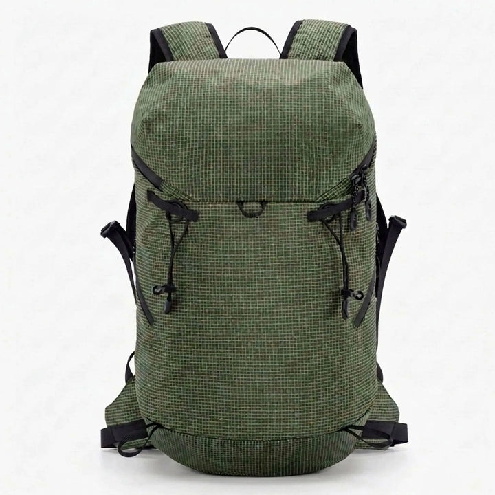 Durable hiking daypack, lightweight travel bag designed for comfort on trails.