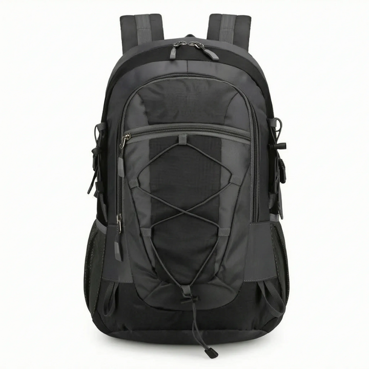 Lightweight hiking daypack on an outdoor trail. Ready for adventure, travel & camping. Durable & adjustable.