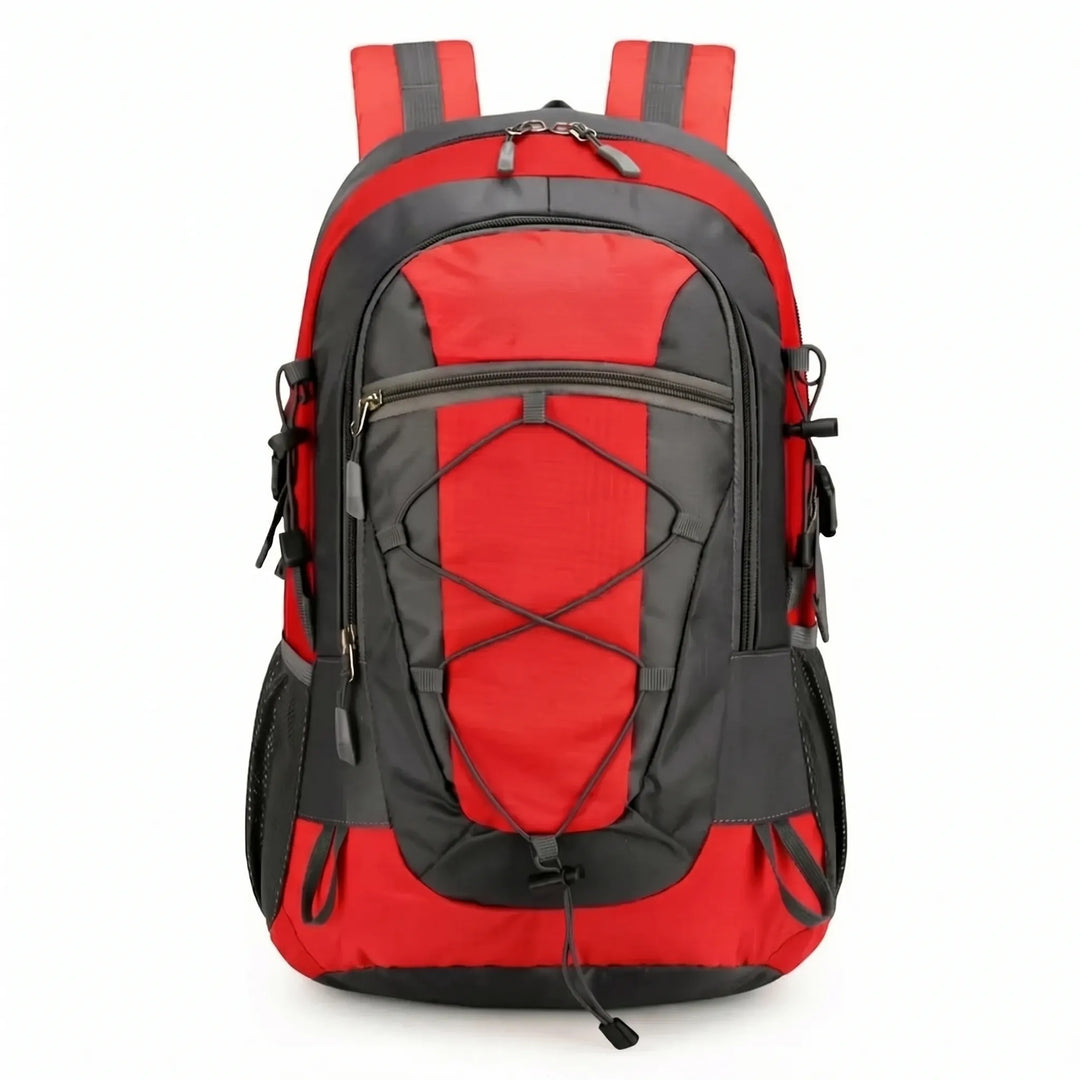 Multi-compartment lightweight hiking daypack. Organized storage for gear on outdoor trails & travel.