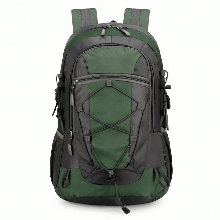 Blue unisex lightweight hiking daypack for camping. Adjustable straps, breathable for outdoor travel.