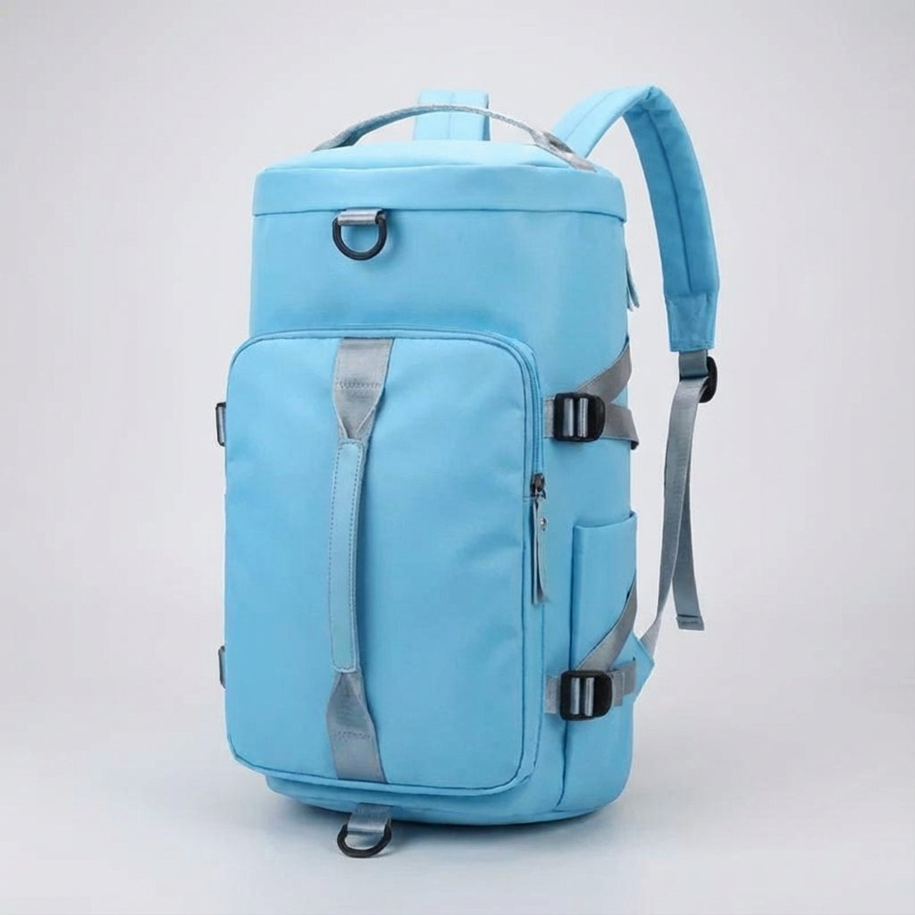 Voyagrin Lightweight Multifunctional Travel Backpack. Waterproof, durable unisex daypack with smart internal organizer.