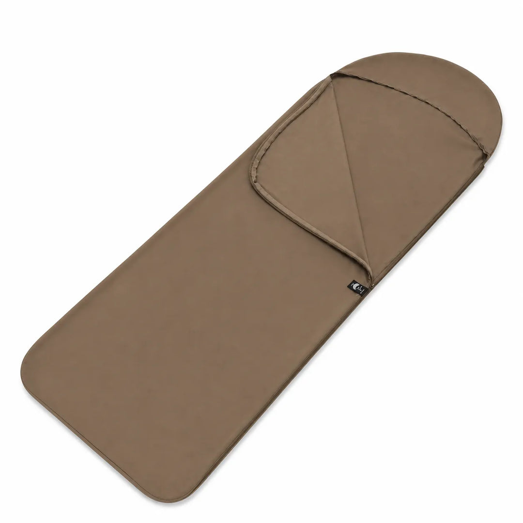 Comfortable unisex travel sheet, a lightweight and packable sleeping bag liner for all camping adventures.